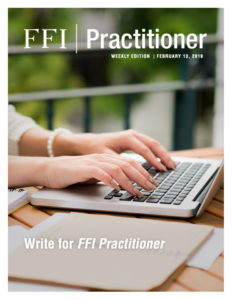 Write for FFI Practitioner