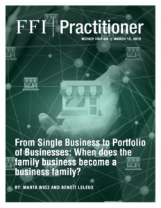 From Single Business to Portfolio of Businesses