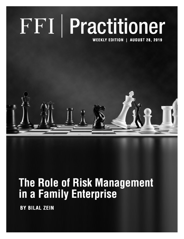 The Role of Risk Management in a Family Enterprise - FFI Practitioner