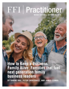 How to Keep a Business Family Alive: Families that fuel next generation family business leaders