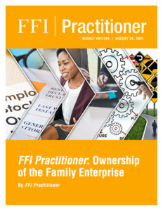 FFI Practitioner: August 25, 2021 cover