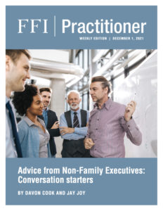 FFI Practitioner: December 1, 2021 cover