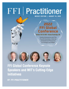 FFI Global Conference Keynote Speakers and MIT's Cutting-Edge Initiatives