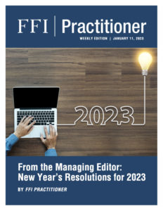 FFI Practitioner: January 11, 2022 cover