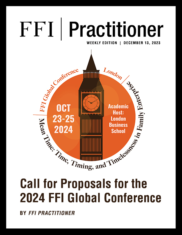 Call for Proposals for the 2024 FFI Global Conference - FFI Practitioner