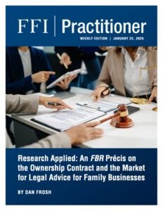 FFI Practitioner: January 22, 2025 cover