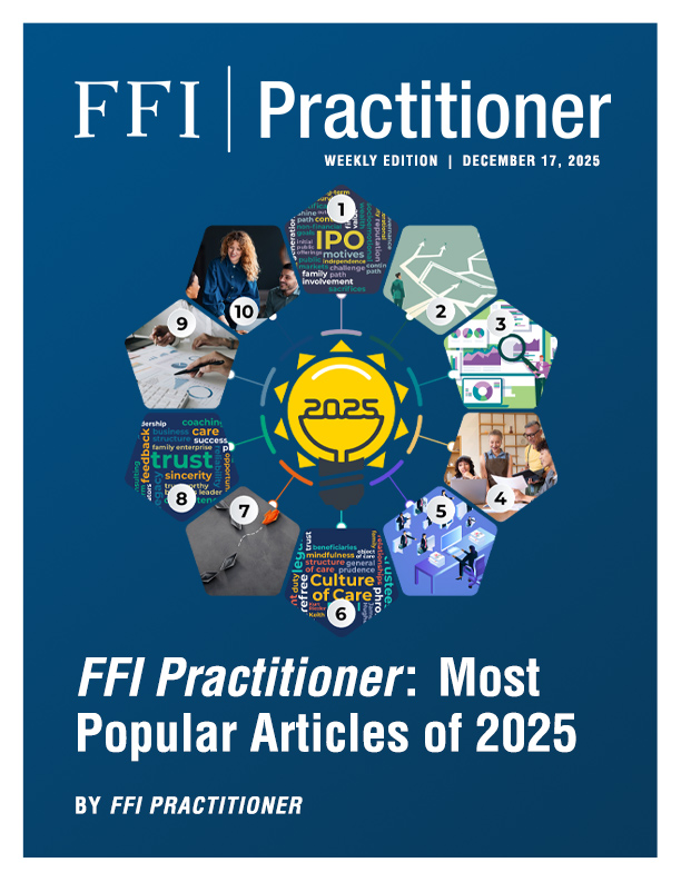 FFI Practitioner: December 17, 2025 cover
