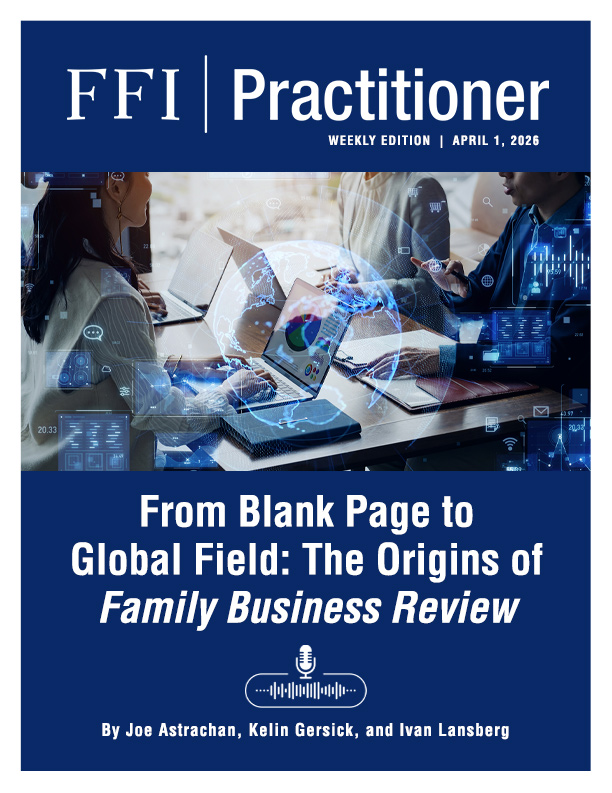 FFI Practitioner: April 1, 2026 cover