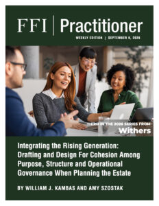 FFI Practitioner: September 9, 2026 Cover