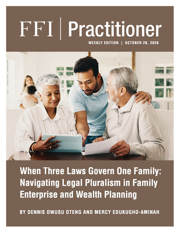 FFI Practitioner: October 28, 2026 Cover